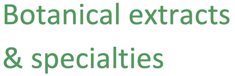 Botanical extracts & specialties - Nexira