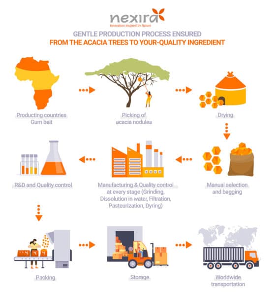 production acacia