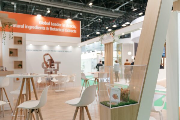 Photo of the Nexira booth's at Vitafoods