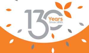 Visual with marked on it "130 years of innovation inspired by nature"