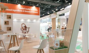 Photo of the Nexira booth's at Vitafoods