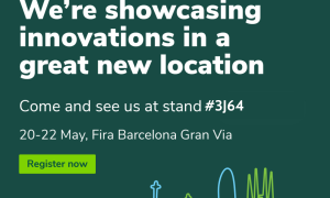 We're showcasing innovations in a great new location. Come to see us at stand #3J64. 20-22 May, Barcelona